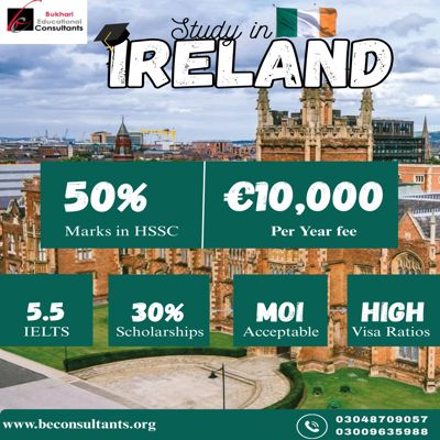 🎓 *Study in Ireland* – Your Smart Choice! 🇮🇪